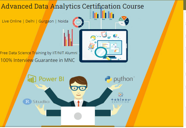 Data Analytics Training Course in Delhi, 110085. Best Online Data Analyst Training