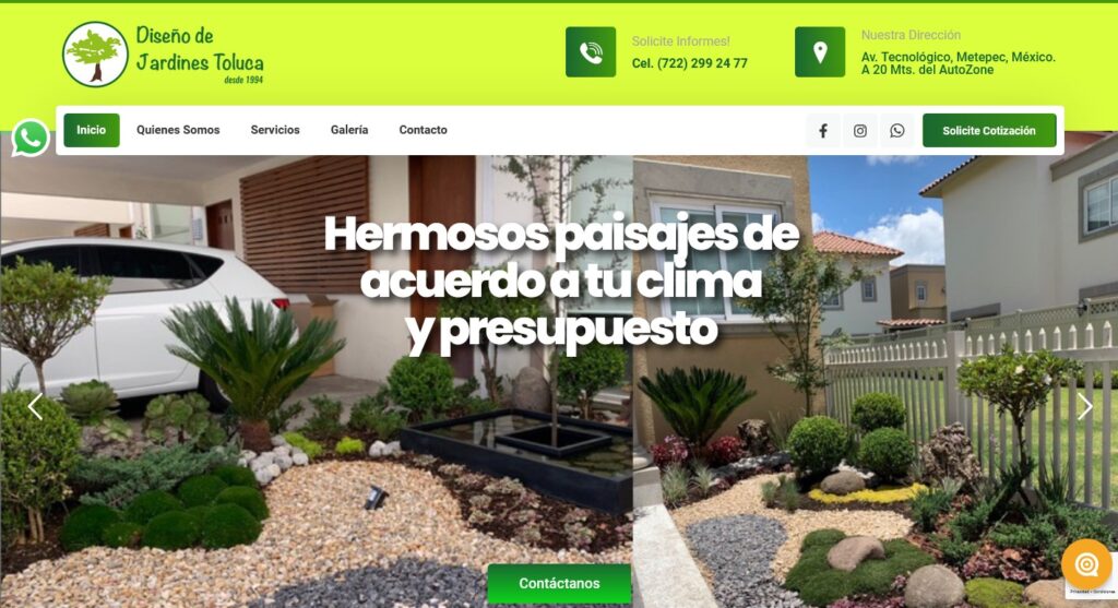 Diseño de Jardines Toluca