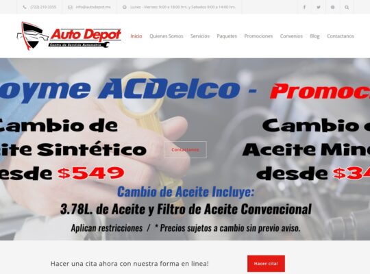 Centro de Servicio Automotriz – AutoDepot