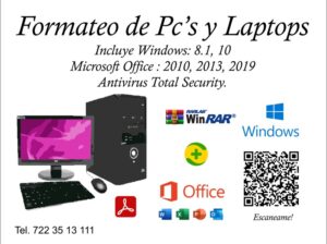 Formateo de PC’s y Laptops – Autoluca