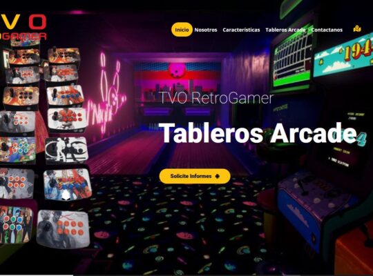 Tablero Arcade TVO Retrogamers