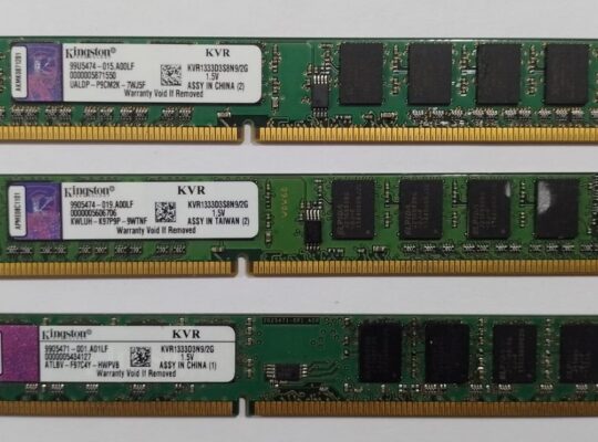 Se Venden Memorias DDR3 – 2GB Toluca