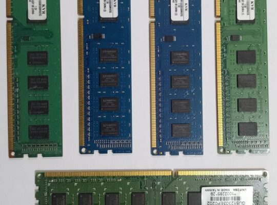 Se Venden Memorias DDR3 – 2GB Toluca