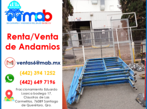 venta y renta de andamios