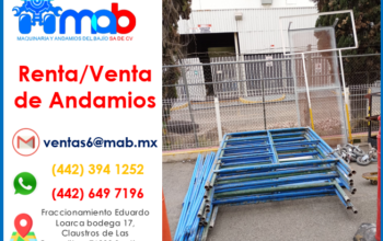 venta y renta de andamios