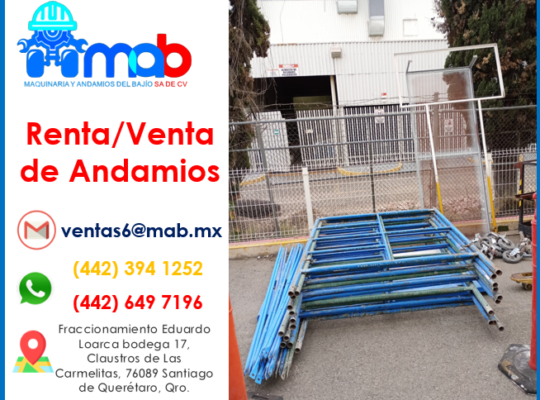 venta y renta de andamios