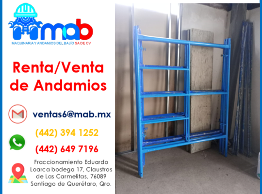 venta y renta de andamios