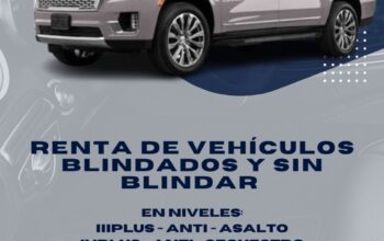 Renta de Vehículos Blindados y Sin Blindar