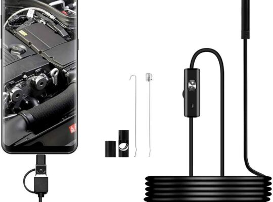 Endoscopio USB 3 en 1, cámara HD de inspección de boroscopio a prueba de agua IP67 para Android