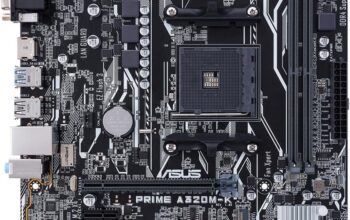 Se vende Motherboard ASUS Prime A320M-K, AMD Ryzen AM4, mATX con iluminación LED