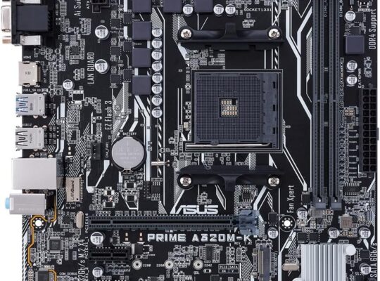 Se vende Motherboard ASUS Prime A320M-K, AMD Ryzen AM4, mATX con iluminación LED